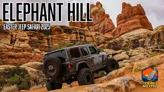 Best Camping site in MOAB!! We get snow Elephant Hill Easter Jeep Safari 2025