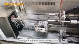 Induction hardening and tempering of both ends of the shaft.