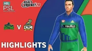 Peshawar Zalmi Vs Multan Sultan |    PSL 2021 Final Highlights | RC 20 | Real Cricket 20 Gameplay