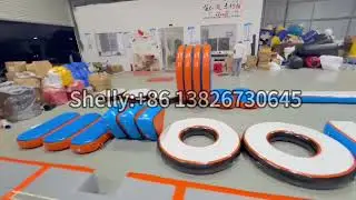 Factory Supply Custom Air Obstacle Inflatable Parkour AirBlocks Inflatable Blocks  #ninja #obstacles