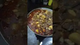গ্রামের পরিবেশের দেশি খাসির মাংস কষা করলাম||