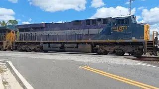 Railfanning In Southeast Georgia Ft. CP and CSX 1871 ACL Heritage Unit
