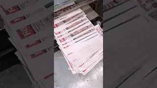 How a newspaper is made #factory #short