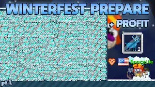 HOW to PREPARE for WinterFest 2022 + PROFIT! PT. 1 (ez BGLS) | Growtopia