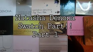 Eyeshadow Swatch Party & Comparisons - Natasha Denona| Part 1 - Organization
