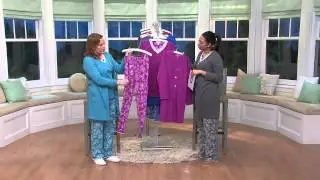 Carole Hochman Petite Winter Paisley 3-pc Pajama Set with Lace Trim with Amy Stran