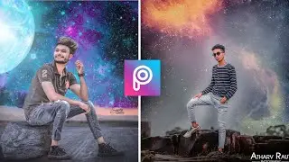 Instagram viral moon galaxy photo editing in PicsArt || Photo editing tutorial | Picsart new editing