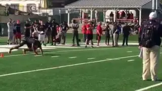 2016 UGA Pro Day: JORDAN JENKINS 40-dash