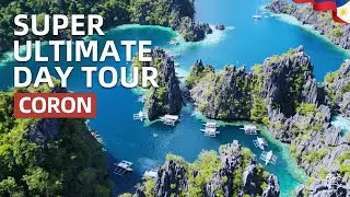 🇵🇭 Coron Super Ultimate Day Tour Drone Shots | Coron Palawan Super Ultimate Day Tour | Philippines