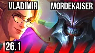 VLADIMIR vs MORDEKAISER (TOP) | 72K damage, 4k gold comeback | EUW Diamond | 26.1