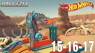 🚗 ХОТ ВИЛС 🚗 | Уровни 15-16-17 | Прохождение | 🔥 Hot Wheels: Race Off 🔥 | Levels 15-16-17