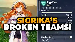 SIGRIKA BROKEN SUPPORT + BEST TEAM BUILD | Wuthering Waves, Sigrika WUWA, WUWA Sigrika, WUWA 3.2