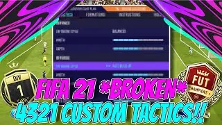 BY FAR THE *NEW* MOST META FORMATION IN FIFA 21 | 4321 CUSTOM TACTICS/INSTRUCTIONS POST PATCH!!