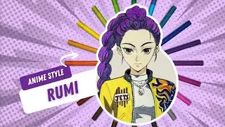 🎤 RUMI ⚔️ | Anime Style (KPop Demon Hunters) #demonhunters #rumi  #animeart #kdh