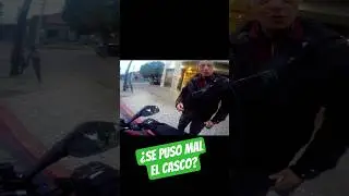 &iquest;SE PUSO MAL EL CASCO?     #EMARIDE #UBERMOTO #MOTOVLOG #didimoto