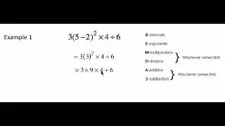 Example 1 From the BEMDAS Math Program