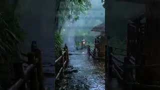 Heavy Rain Sounds for Deep Sleep 🌧️ | Pure Rain ASMR | No Music#relaxingsounds#asmr #rainforsleep