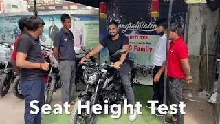 Tvs Raider 125 Seat Height Test with 5.3 Feet - 6 Feet😍 | It’s Perfect For 5.2 ? Rider 125 !!