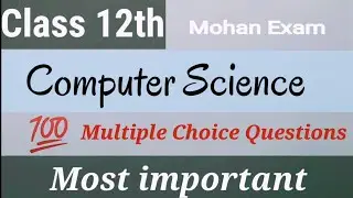 computer science multiple choice questions | 100 most important computer science MCQ questions