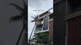 Aluminium glass railing |aluminium railing| balcony glass railing #glassrailings #aluminium #sangli