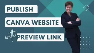 How to Publish a Canva Website with a Preview Link