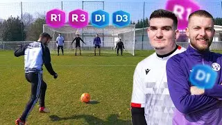 J'AFFRONTE 4 GARDIENS DE FOOT ! ⚽🔥 ( Le résultat va vous surprendre !!! )