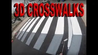 3D Crosswalk Layout and painting.