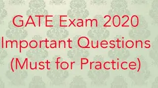 GATE 2020 electronics solution | State variable representation | Network theory