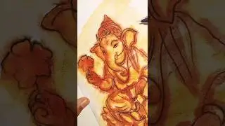 Ganpati Magic Painting #ganesha #ganpati #painting #viral #trendingshorts #unique #magic #diy #short