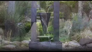 Tempest Modern Cone Art Inspired Water Feature