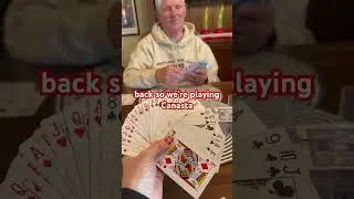 Playing Canasta Card Game with my Daddy ❣️🥰
