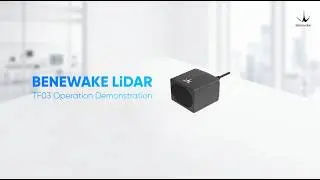 Benewake Lidar TF03 Operation Demonstration