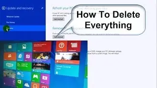 How to Wipe a Computer Clean and Start Over - Windows 8.1 Free & Easy