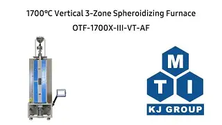 1700℃ Vertical 3-Zone Spheroidizing Furnace OTF-1700X-Ⅲ-VT-AF demo