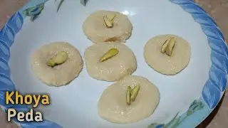 Khoya Peda recipe | Homemade Milk Peda | Mawa peda | Instant Peda recipe | Cooking With Raveena