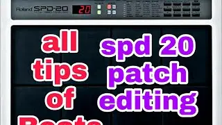 Spd 20 patch editing Beats all tips