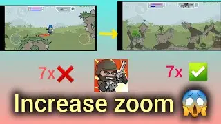 Mini militia classic zoom setting ||increase zoom in mini militia classic #minimilitiaclassic