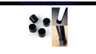 4 Pcs PE Plastic Round Chair Leg Caps Covers Rubber Feet Protector Pad Furniture Table Covers 16mm/