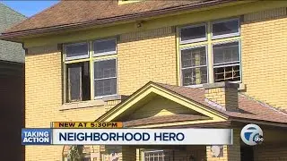 Hero rescues people from fire