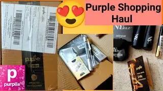 Purple Shopping Haul Unboxing #nybae #purple #makeup #makeupproducts #purplehaul #nybaeproducts #yt