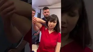 Shoulder HVLA peripheral manipulation by Adnan Kojić PT