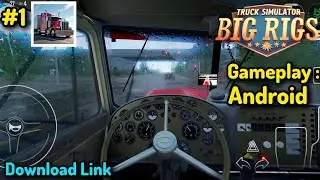 🚚TRUCK SIMULATOR BIG RIGS is Officially Released by Dual Carbon - Android Gameplay - USA Maps 🛣️