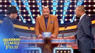 Can the NFL Legends hold off the Pro-Bowlers? | Celebrity Family Feud