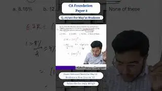 Q.no 70/150 of 150 Question Series for May'25 students Paper 3 Mathematics, Stats & LR CA Foundation