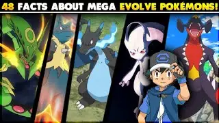 Facts About Every Mega Evolution Pok&eacute;mon | 48 Facts About All Mega Pok&eacute;mons | Hindi |