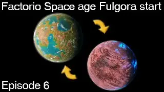 Crash landing on Nauvis | Factorio Space age Fulgora start | E6