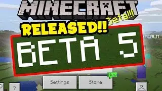 NEW Minecraft Pocket Edition 1.2 BETA 5 UPDATE RELEASED with BIG CHANGES!