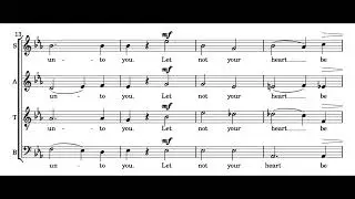 Peace I Leave With You (A. Beach) Score Animation
