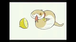 Eating Lemon 🍋 #sharkitty#anime #funny #cute #share