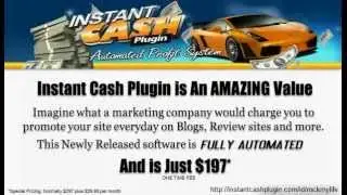 INSTANT CASH PLUGIN FULL EXPLANATION HOW IT WORKS